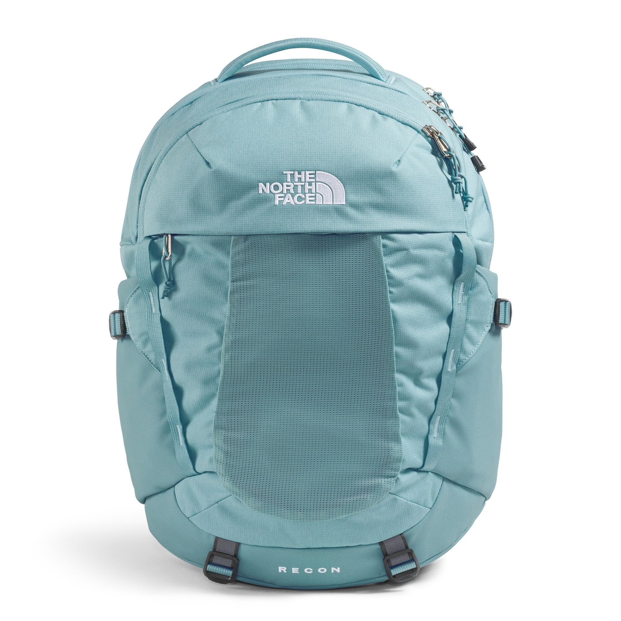 The North Face Women's Recon Everyday Laptop Backpack - Commuter Travel Bag, 16" Laptop Sleeve, Water-Repellent, Blue Eclipse Light Heather/Blue Eclipse, One Size Image