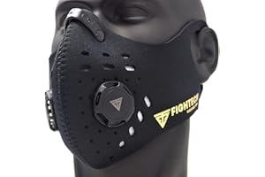FIGHTECH Dust Mask - Reusable Face Mask with Filter - Air Filtration Mask with Vent - Dust Mask Woodworking