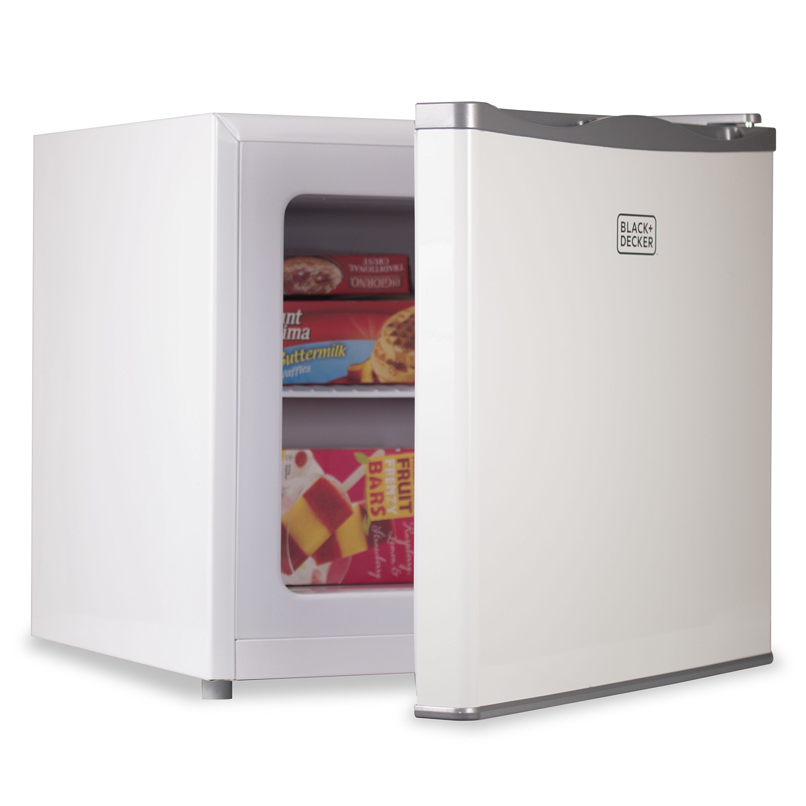 BLACK+DECKER BUFK12W Compact Upright Freezer Single Door, 1.2 Cubic Feet, White