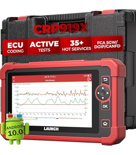 Amazon.com: LAUNCH X431 CRP919X OBD2 Scanner,ECU Coding