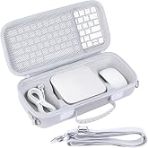 Peyyargo Case for Apple Mac mini M6 / M5 Pro / M4 Desktop Computer | Fits for M4 Pro / Magic Keyboard / Magic Mouse.Lightweight Carry, Secure Storage, Convenient Zipper, Soft Interior,White Case