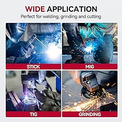 ARCCAPTAIN Auto Darkening Welding Helmet with Side