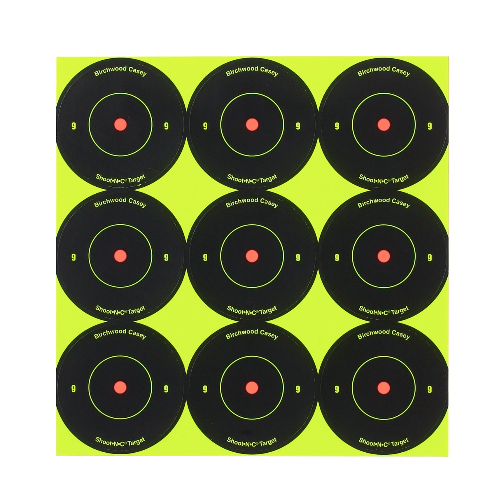 BIRCHWOOD CASEY SHOOT-N-C 2 Bull's-Eye Targets, 108 Count, Round, Brand: Birchwood Casey