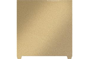 G-HUBBLE 370x370mm K2 Plus Build Plate PEI Bed Single-Side Textured Flexible Spring Steel Heated Platform Made of Stainless Steel for K2 Plus 3D Printer.