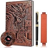 FEIDIAO Vintage DND Journal 3D Embossed Leather