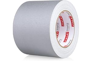 JIALAI HOME 4 Inch Gaffers Tape - 30 Yards per Roll Wide Gray Gaff Tape - Non-Reflective, Grafting Tape for Filming, Photography, Radio, Heavy-Duty Water Resistant Matte Finish Gaff Tape