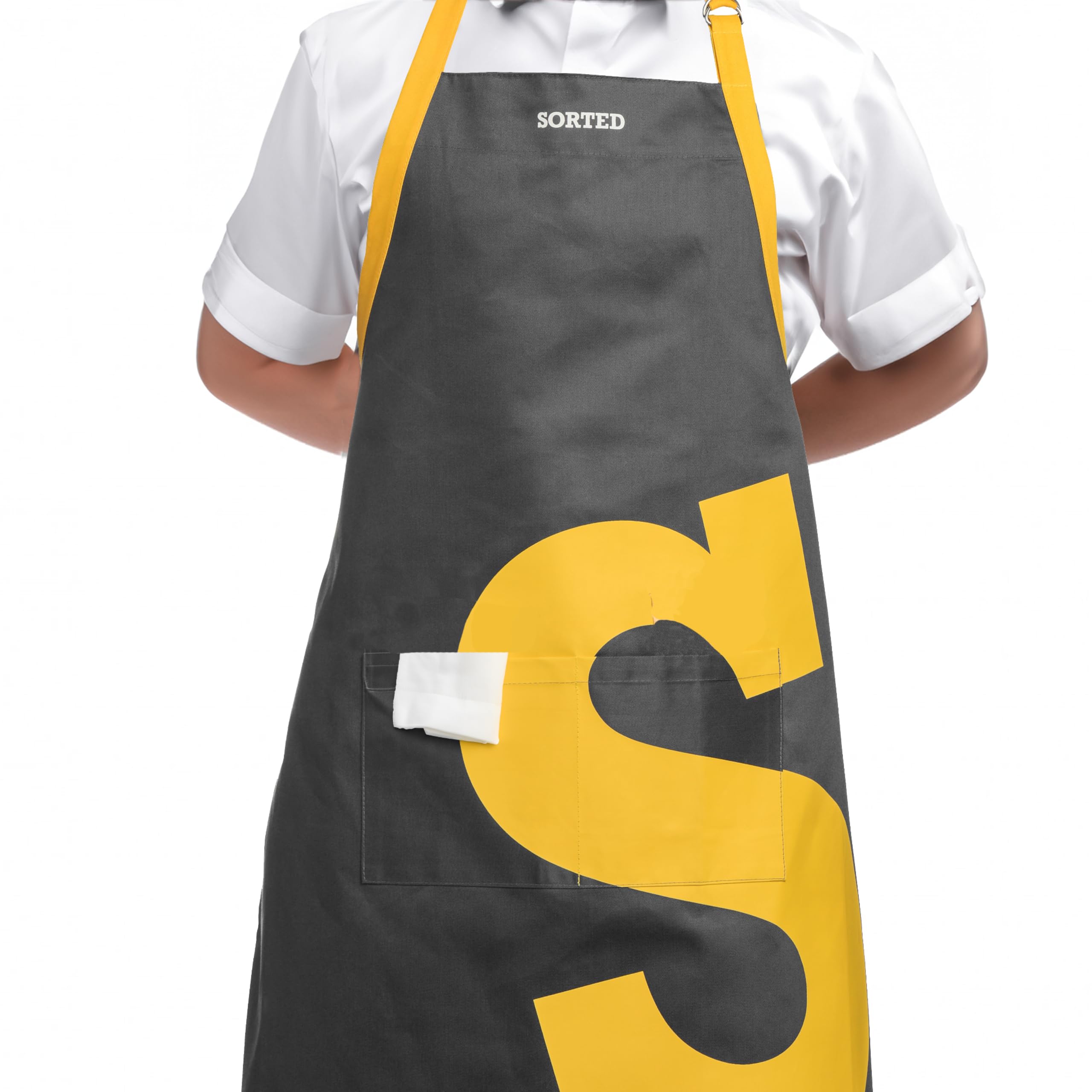 Premier Housewares Sorted Apron - Black/Yellow
