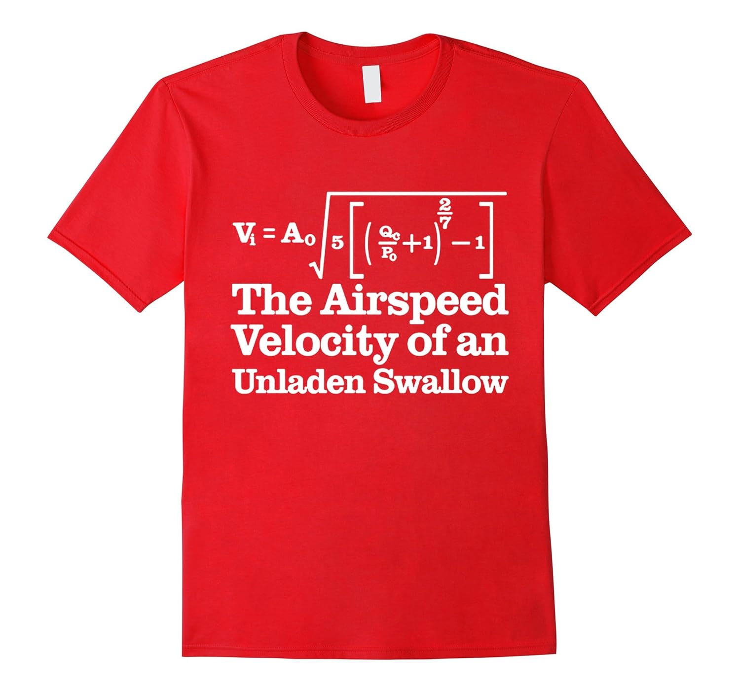 The Airspeed Velocity Of An Unladen Swallow TShirtRT