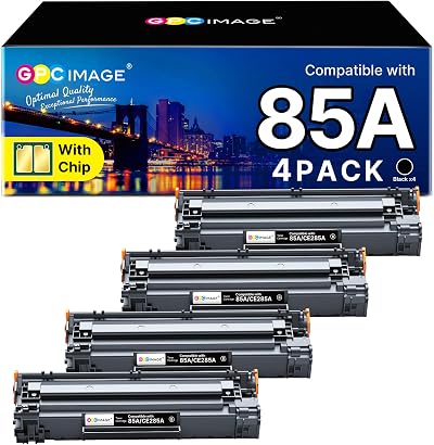 GPC Image CE285A 85A Toner 4-Pack Black for HP LaserJet P1100 Series