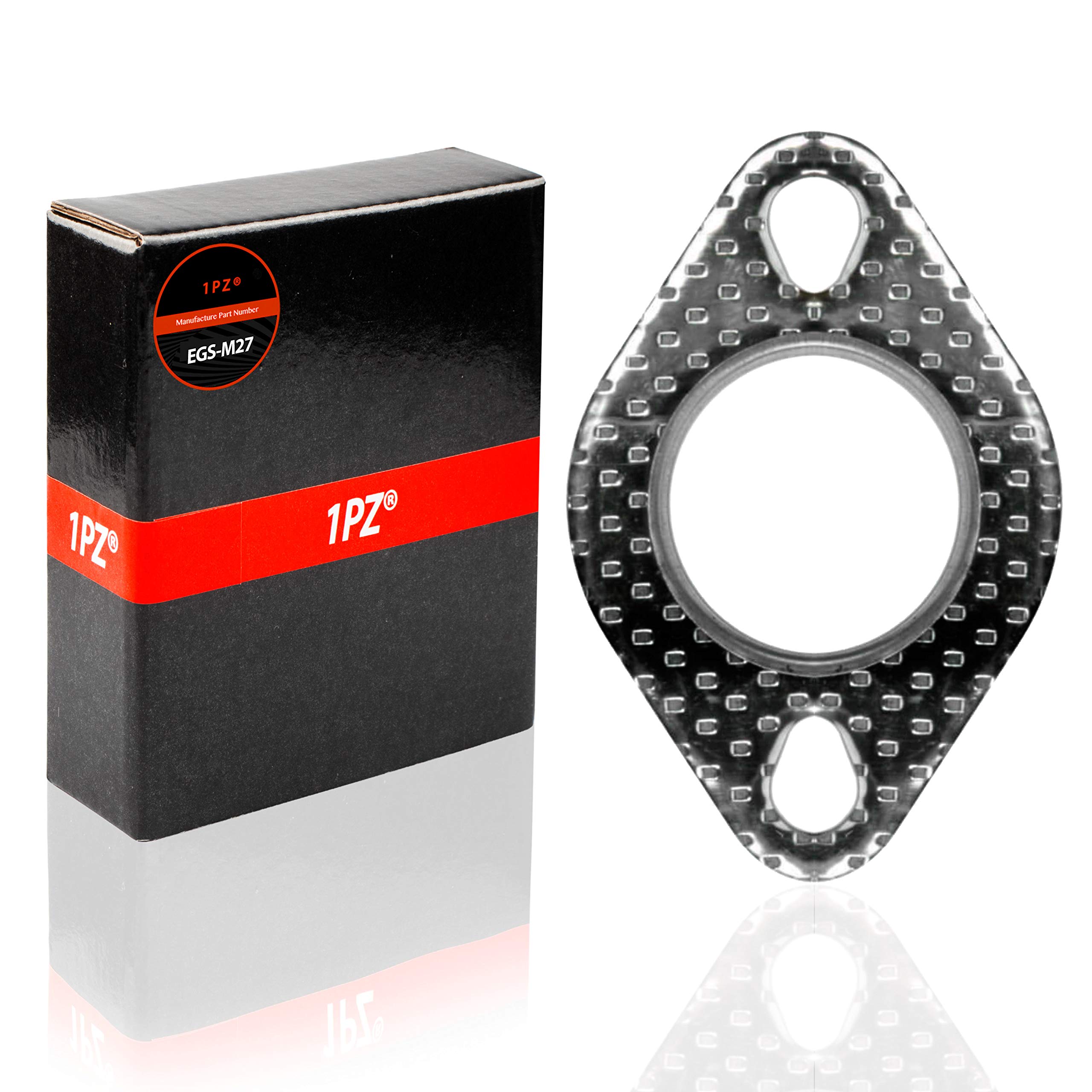 Photo 1 of 1PZ EGS-M27 Exhaust Gasket for GY6 49cc 50cc 70cc 90cc 110cc 125cc 150cc Scooter Moped Motorcycle Go Kart ATV Quad 4Wheeler Dune Buggy Dirt Pit Bike