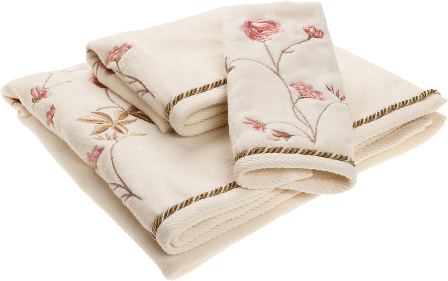 CROSCILL Rose Garden Hand Towel Home & Kitchen