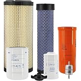 HonHuCo Filter Kit Fit for CASE 40XT 60XT 75XT 85XT Maintenance Filters | Replace 222425A1 222429A1 J908616 D139225 N9025 J931062