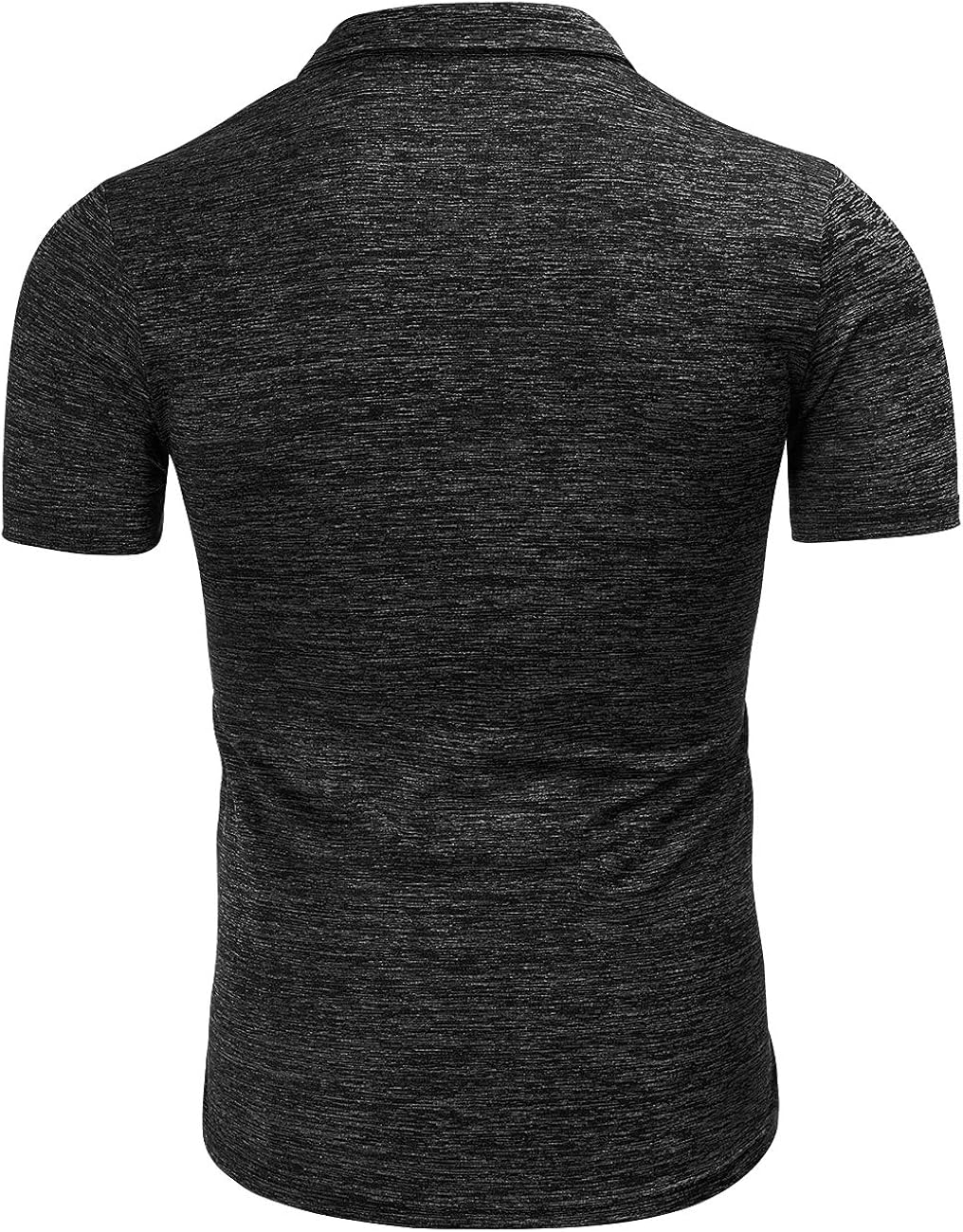 WULFUL Men’s Polo Shirt Short Sleeve Quick Dry Golf Shirt Athletic T-Shirts: Clothing