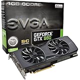 EVGA GeForce GTX 980 4GB SC GAMING ACX 2.0, 26% Cooler and 36% Quieter Cooling Graphics Card 04G-P4-2983-KR