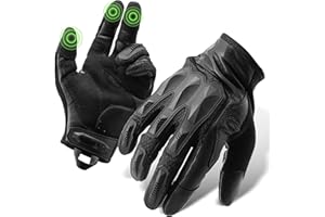 GRAMFIRE Touchscreen Tactical Gloves TPR for Men Women with Secure Fit, XRD High-Dexterity Vent Heavy Duty Work Gloves, Full Finger & Fingerless Gloves for Motorcyle Paintball Airsoft