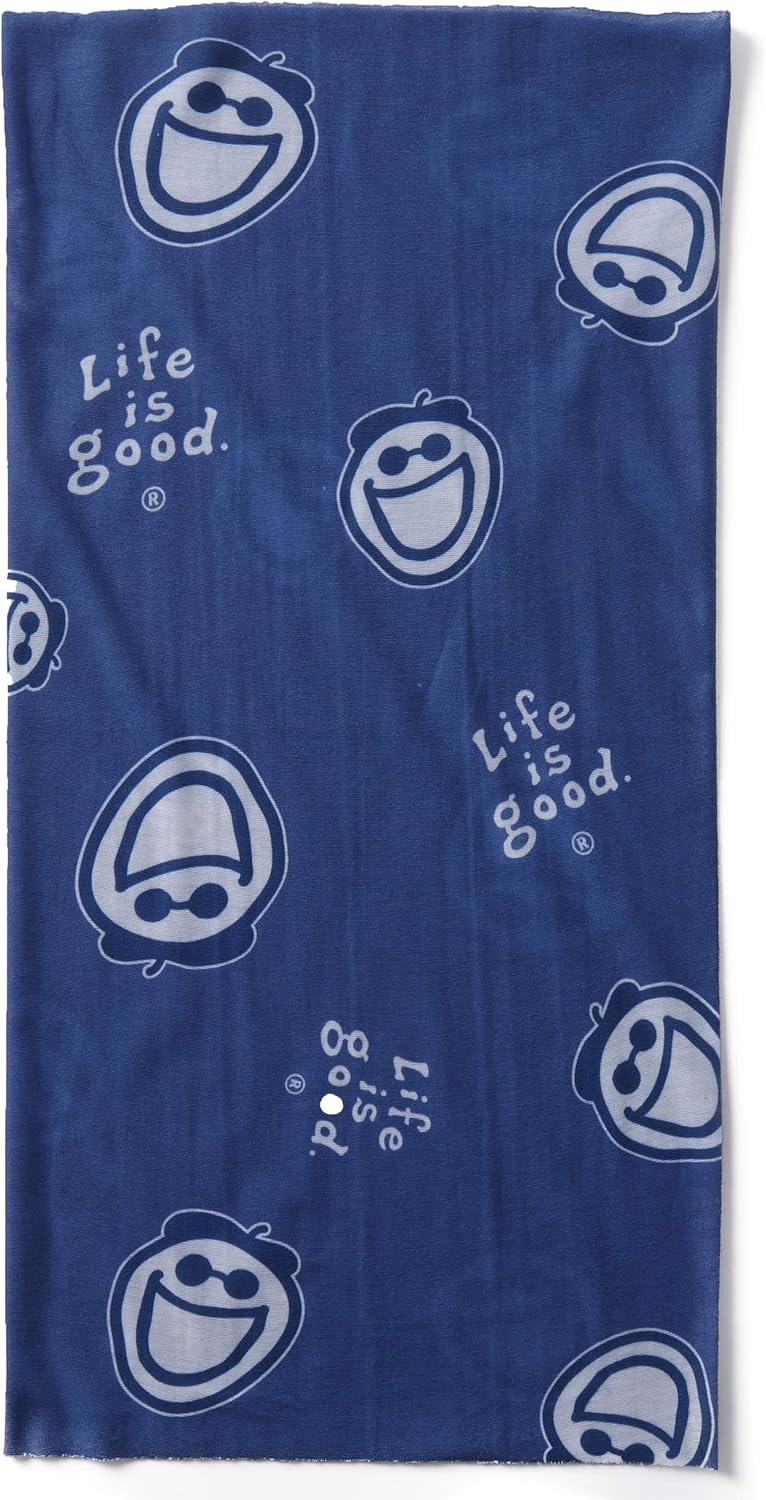 Life is Good Unisex-Adult Headband Gaiter, Vintage Blue, One Size: Clothing