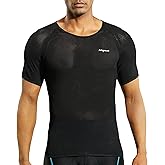 Nepest Mens Vests/Short Sleeve Biking Base Layer Mesh Sleeveless Cycling Baselayer Bicycle Ultralight Undershirts