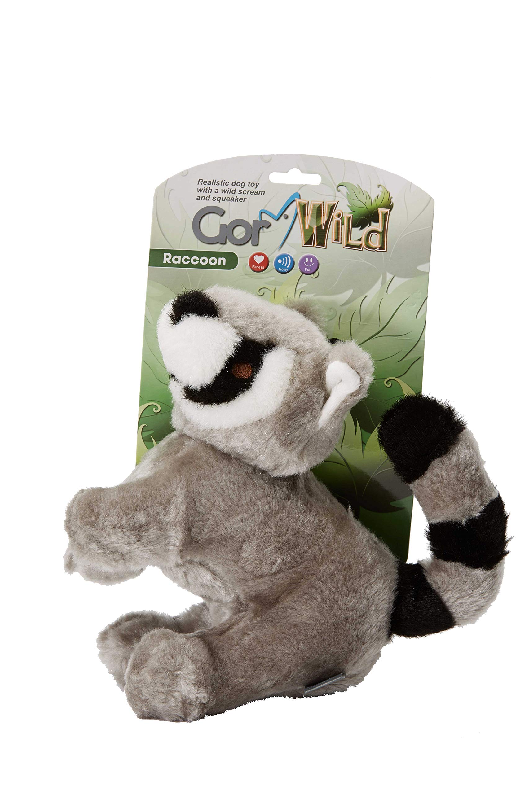 Gor Pets Soft Dog Toy Plush Wild Raccoon