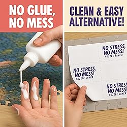 AGREATLIFE 24 Adhesive Puzzle Saver Sheets