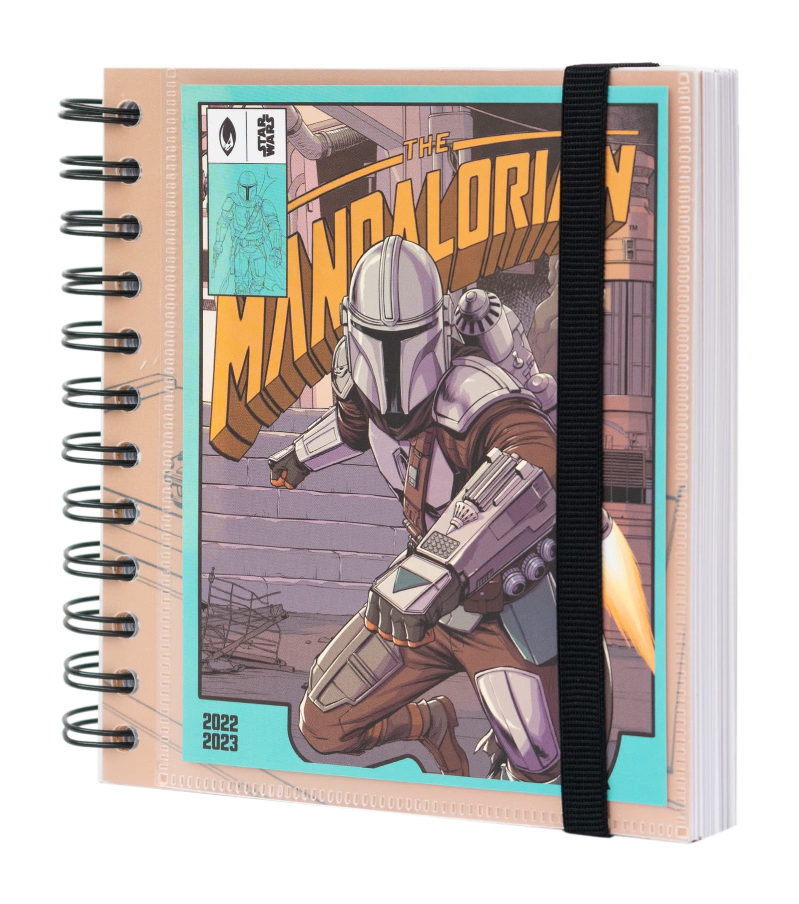 Grupo Erik: Official The Mandalorian Diary 2022-2023 | Back To School 11 Months Academic Diary Day To Page | August 2022 - June 2023 |Mid Year Diary 2022-2023 With Stickers | Mandalorian Gifts