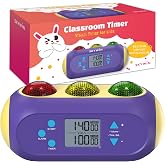 Visual Timer for Kids, Traffic Light Countdown with Light and Sound - ADHD | Toddler Classroom Timer, LCD Display, Red Yellow Green, Digital Timer for Home School, Teachers, Focus and Time Management