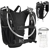 Zavothy Hydration Backpack with Rain Cover, 1.5L Lightweight Hydration Pack for Hiking, Cycling & Trail Running