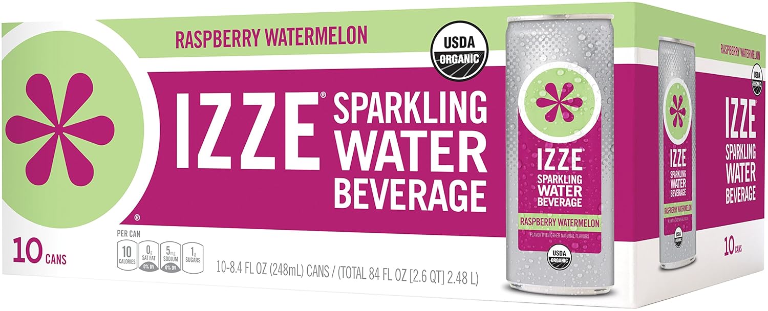 Izze Sparkling Water Raspberry Watermelon Raspberry
