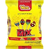 Vero Banda Fuego Mix Assorted Chili Lollipops, Artificially Flavored, Net Wt. 20.5 Ounces, 40 Count Bag