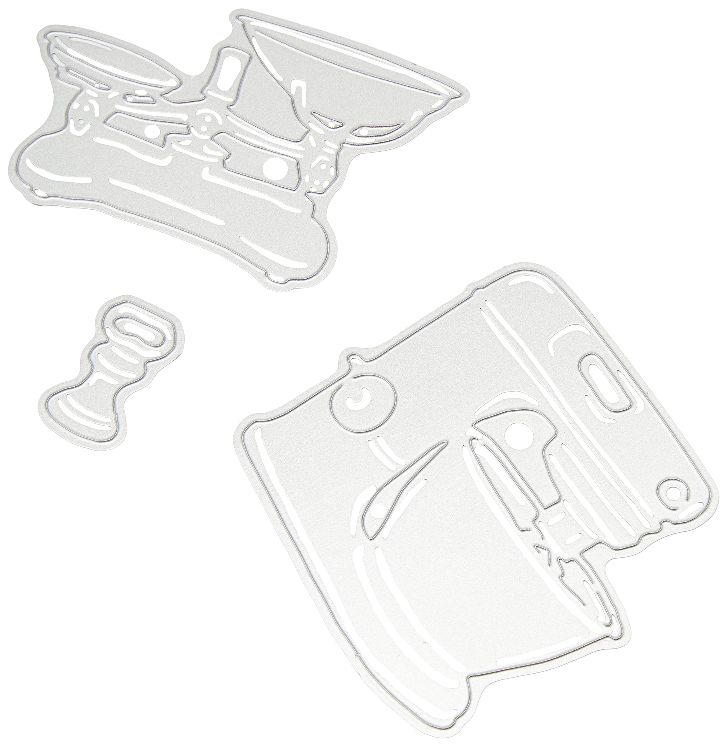 Sheena Douglass Partners Metal Die-The Perfect Mix, Silver, 20.5 x 13.5 x 0.2 cm