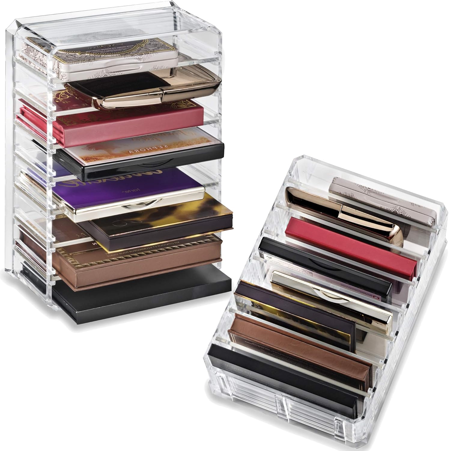 byAlegory Acrylic Eyeshadow Makeup Palette Organizer (Small Sized