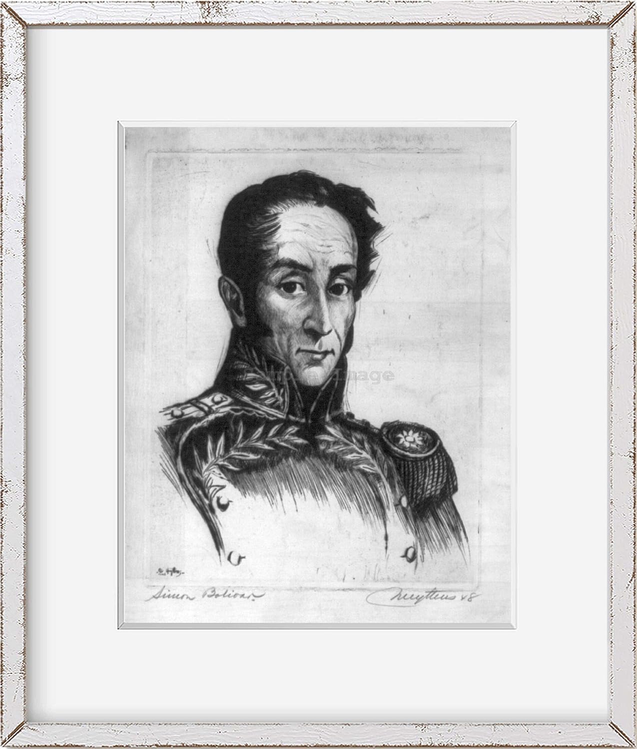 Photographs - INFINITE PHOTOGRAPHS Photo: Simon Bolivar (1783-1830) by Pierre Nuyttens