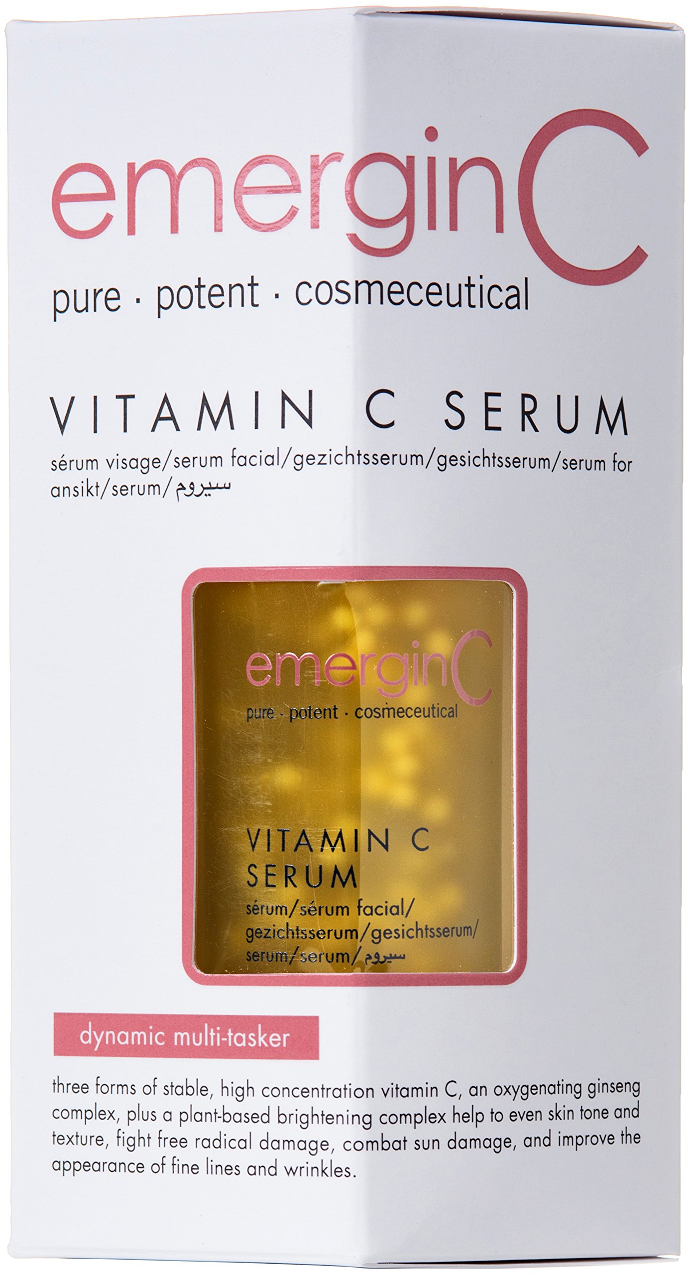 emerginC 12 Vitamin C Facial Serum Extra Strength MicroEncapsulated Spheres + Brightening