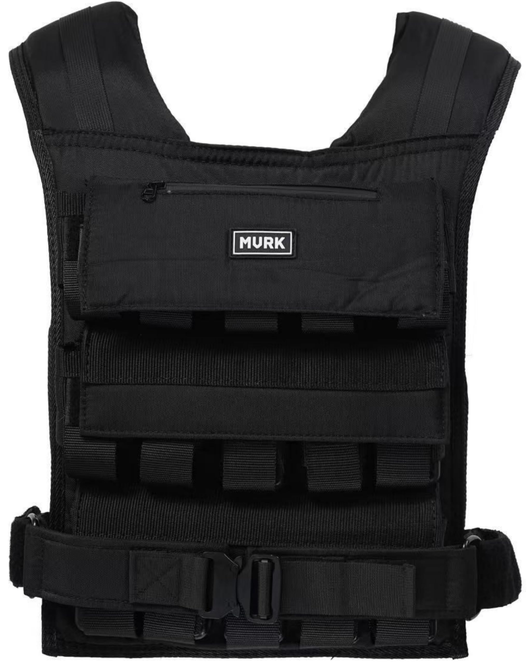 Photo 1 of MVRK Weighted Vest Men 65lbs - Weighted Workout Vest With Removable Iron Weights, Heavy Duty Weighted Exercise Vest For Functional Training & Calisthenics - Weight Vest for Men and Women (65lbs)