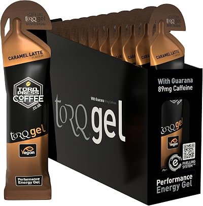 TORQ Caramel Latte Gel with Electrolytes 30g Carbs 2:1 Maltodextrin