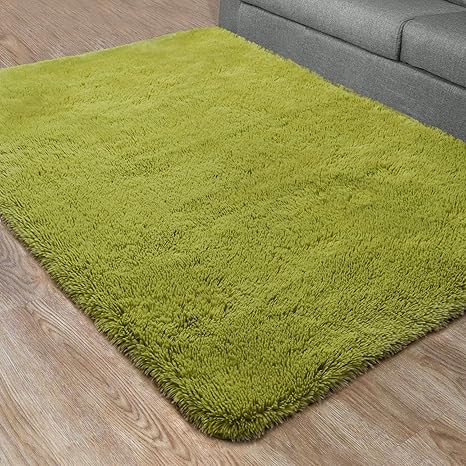 green nursery rug