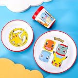 Stor Pokémon 3pc Bicolor Premium Kids Dinner Set Plate Bowl Tumbler BPA Free view 5