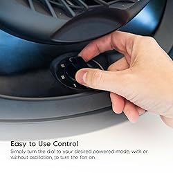 IRIS USA WOOZOO Desk Fan, Oscillating Table Air