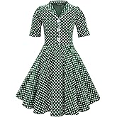 BlackButterfly Kids 'Sabrina' Vintage Polka Dot 50's Girls Dress