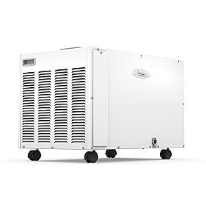 Aprilaire 1870F XL Basement Pro Dehumidifier, 130 Pint Dehumidifier for Basements up to 3900 sq. ft.