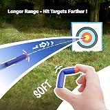 AMOSTING 100PCS Refill Foam Darts for Nerf N-Strike Elite 2.0 Blasters Blue view 3