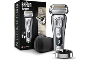 Braun Series 9 9330s Rechargeable Wet & Dry Men's Electric Shaver, Battery Powered