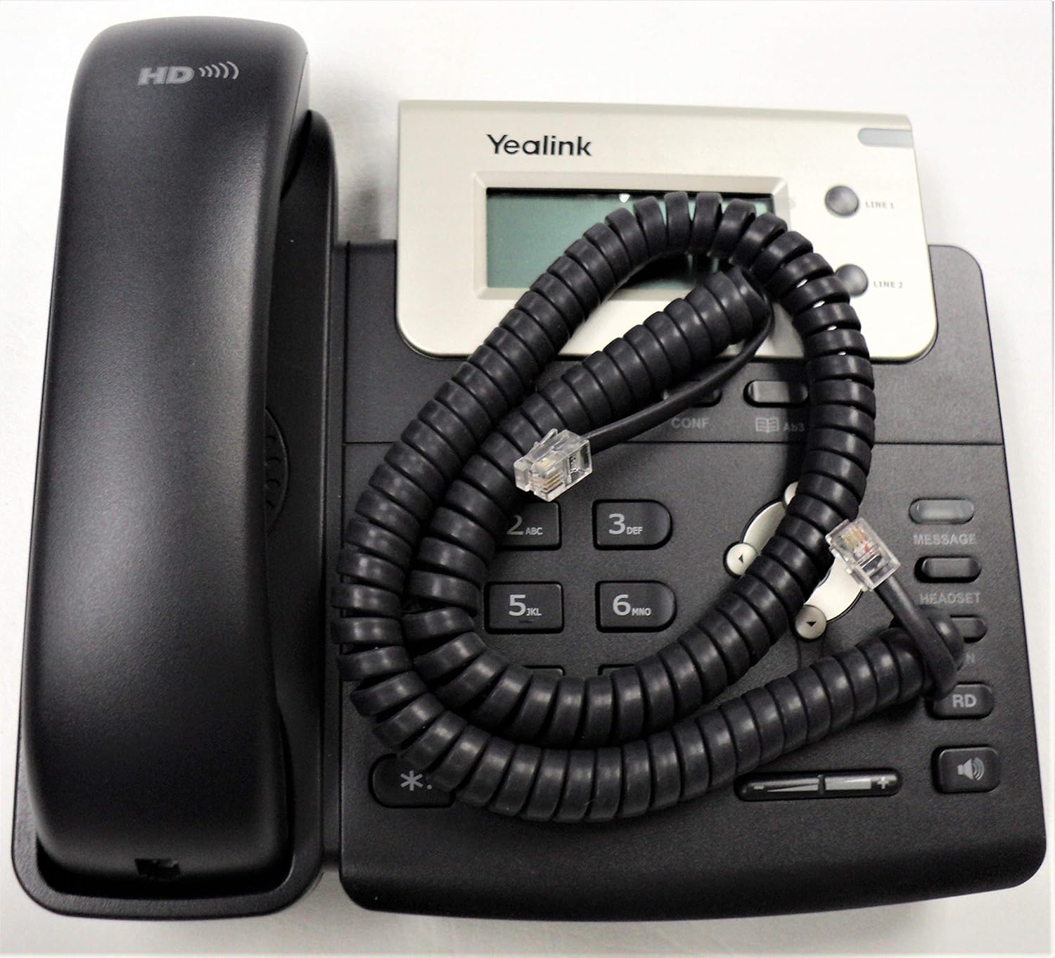 by 12 Ft Handset Phone Cords for Yealink SIP T18 T18P T19