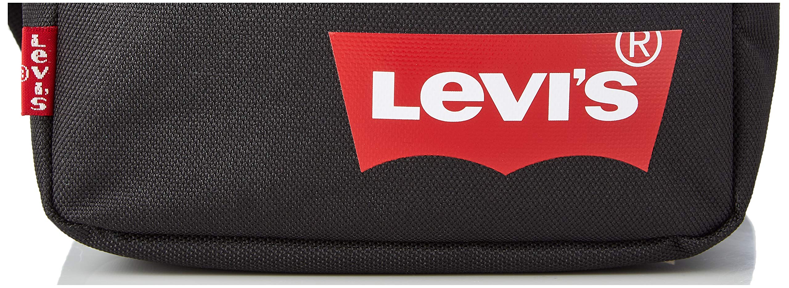 Levi's Men's Mini Crossbody Solid (Red Batwing) Cross Bag, Regular Black, One Size 3