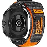 Military Hoop and Loop Wide Nylon Sport Watch Band Compatible with Samsung Galaxy Watch Ultra 47mm (2024/2025), Strap for Galaxy Watch Ultra 2/1