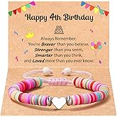 HGDEER Birthday Gifts for Girls, Adjustable Heart Bracelet for Girls, Birthday Gifts Ideas for Daughter Niece Granddaughter