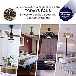 Todays Fans Bladeless Ceiling Fan with Lights