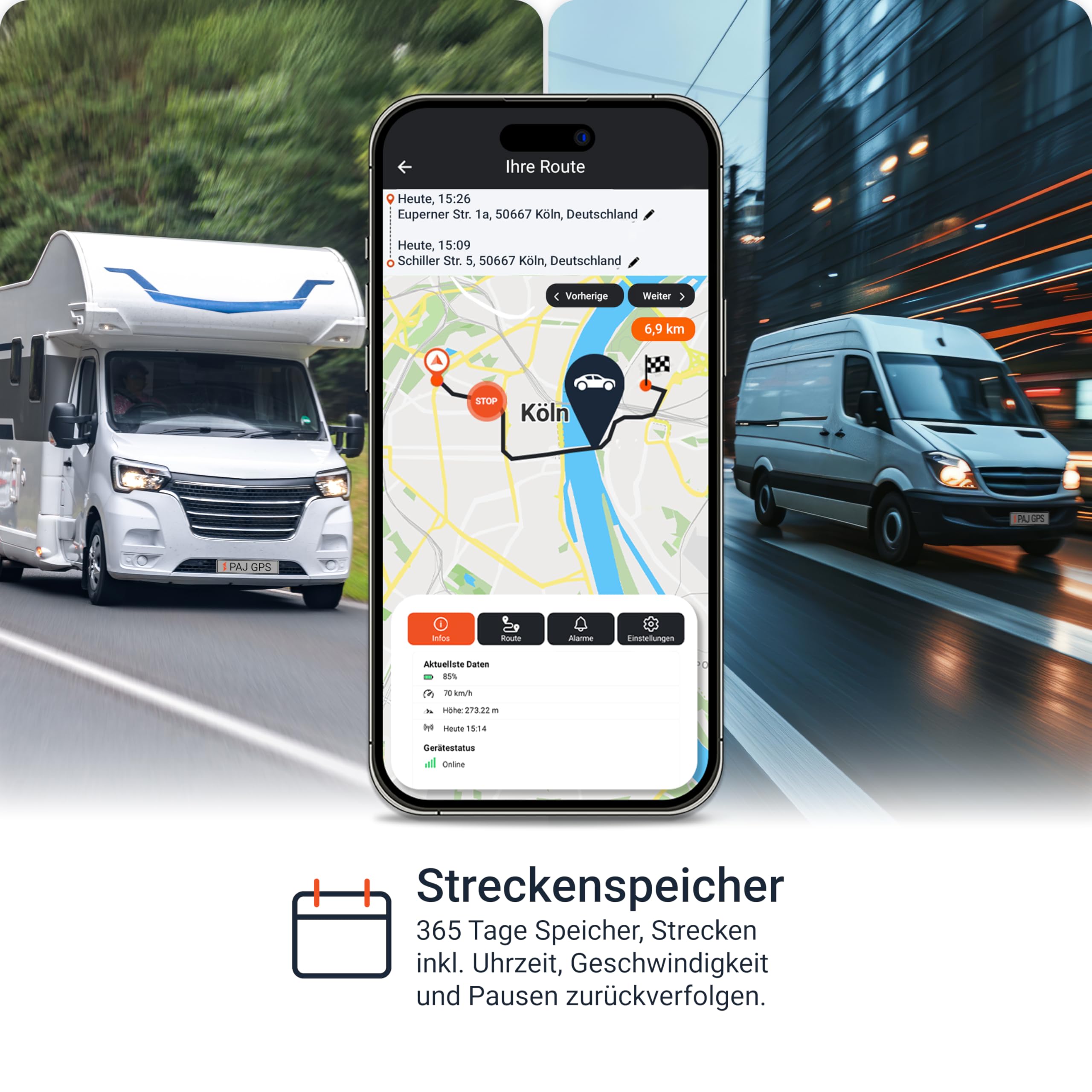SOLAR Finder 4G GPS-Tracker mit 3 Monate Premium ABO, Echtzeitortung 3