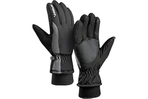 DOFOWORK Ski Gloves - Winter Gloves Waterproof Breathable Snowboard Gloves for Cold Weather, Snow Gloves for Men/Women