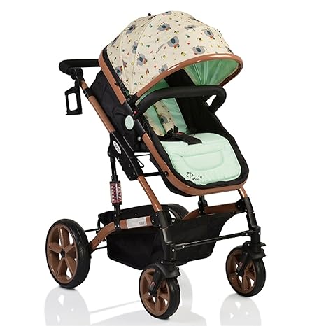 khaki green stroller