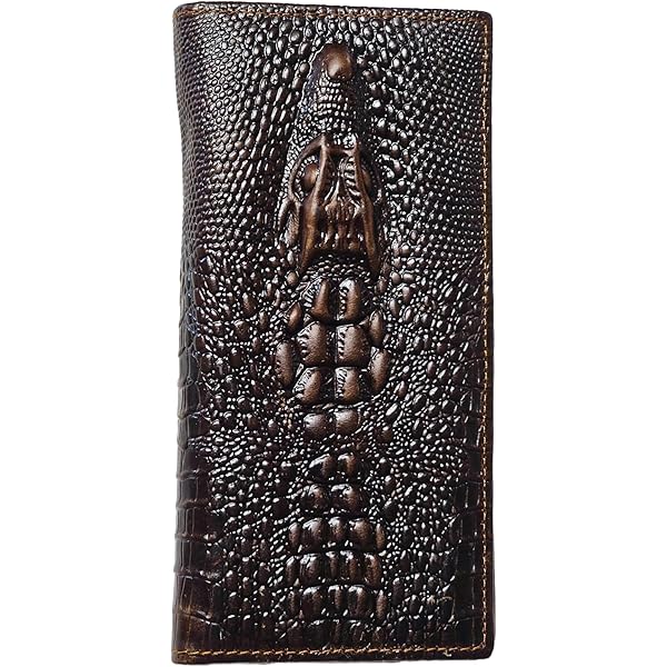 Amazon.com: NIUCUNZH Genuine Leather Cool Long Wallets for Men